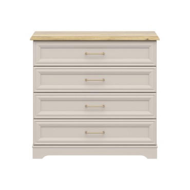 Komoda Anga 94 cm kashmir/dąb mauvella