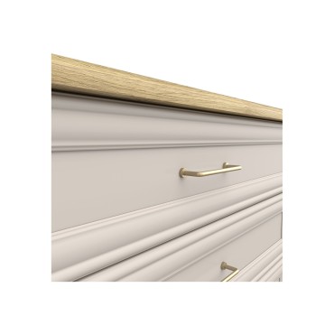 Komoda Anga 94 cm kashmir/dąb mauvella