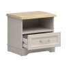 Szafka nocna Anga 54 cm z szufladą kashmir/dąb mauvella