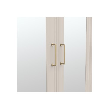 Szafa czterodrzwiowa Anga 201 cm z lustrem kashmir