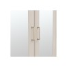 Szafa czterodrzwiowa Anga 201 cm z lustrem kashmir