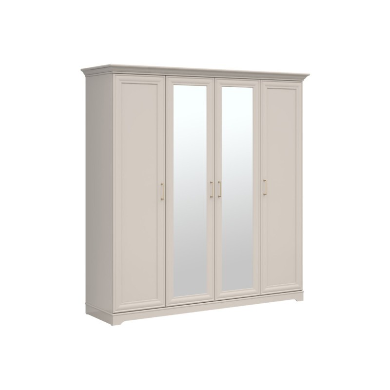 Szafa czterodrzwiowa Anga 201 cm z lustrem kashmir