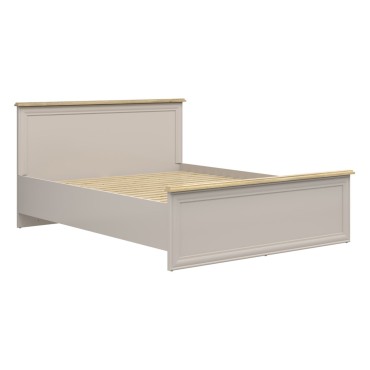 Łóżko Anga A 160x200 kashmir/dąb mauvella