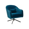 Fotel obrotowy Dieter turkusowy