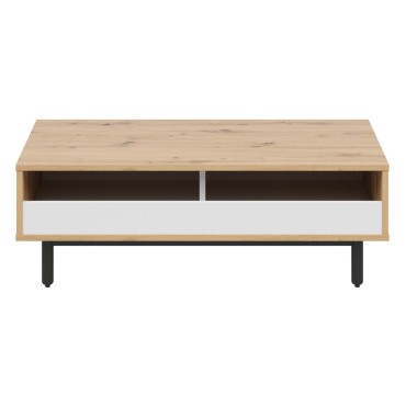 Ława Gap 110x60 dąb artisan/biały