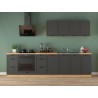 Komplet kuchenny Junona Line 300 cm grafitowy