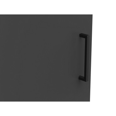 Regał MultiDo 50 cm z drzwiami grafit