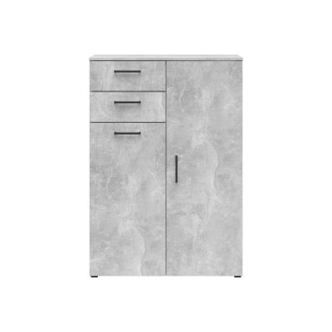 Komoda MultiDo 80 cm z 2 drzwiami i 2 szufladami jasny atelier