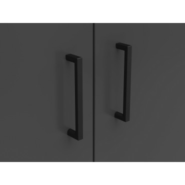 Szafka MultiDo 80 cm dwudrzwiowa grafitowa