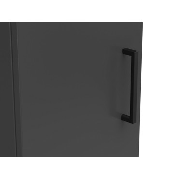 Regał MultiDo 30 cm z drzwiami grafitowy