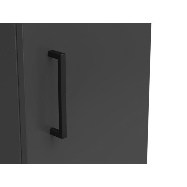 Regał MultiDo 30 cm z drzwiami grafitowy