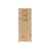 Komoda MultiDo 45 cm z drzwiami i 2 szufladami dąb artisan