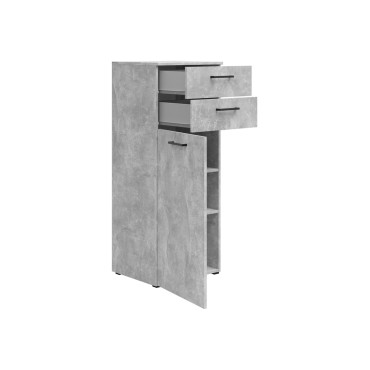 Komoda MultiDo 45 cm z drzwiami i 2 szufladami jasny atelier