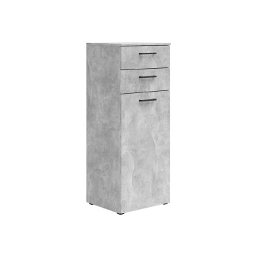 Komoda MultiDo 45 cm z drzwiami i 2 szufladami jasny atelier