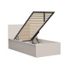Łóżko Tetrix 90x200 ze stelażem i pojemnikiem kaszmir