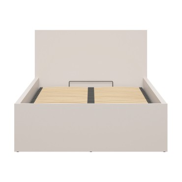 Łóżko Tetrix 120x200 ze stelażem i pojemnikiem kaszmir