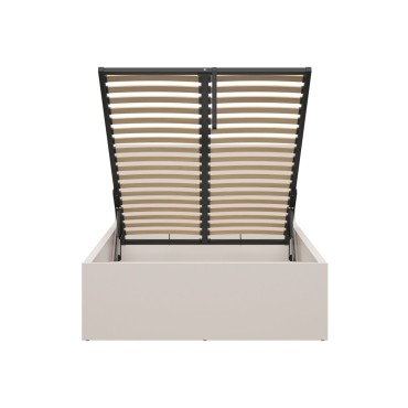 Łóżko Tetrix 120x200 ze stelażem i pojemnikiem kaszmir