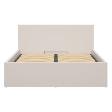 Łóżko Tetrix 160x200 ze stelażem i pojemnikiem kaszmir