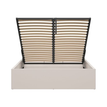 Łóżko Tetrix 160x200 ze stelażem i pojemnikiem kaszmir