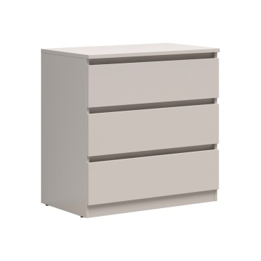 Komoda Tetrix 75 cm z 3 szufladami kaszmir