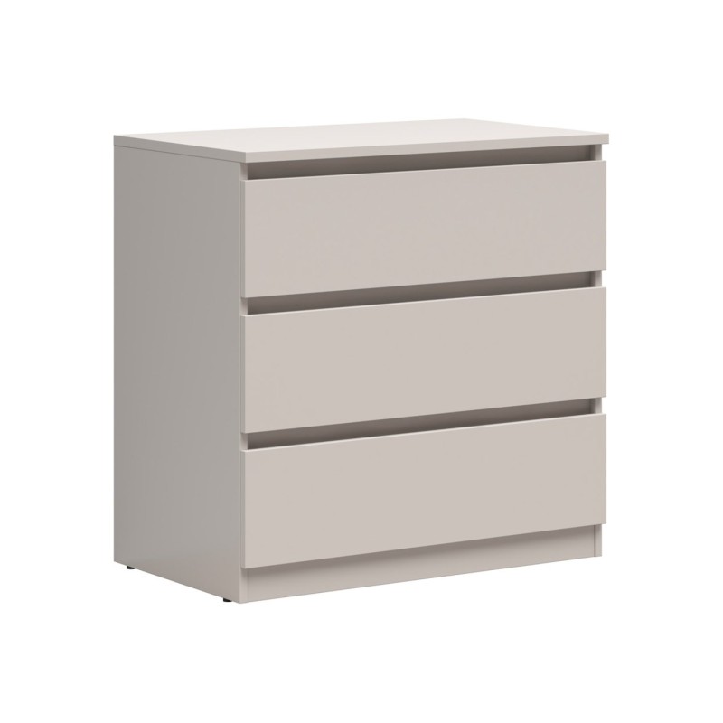 Komoda Tetrix 75 cm z 3 szufladami kaszmir