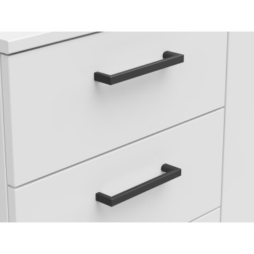 Komoda MultiDo 120 cm z 3 drzwiami i 2 szufladami biała