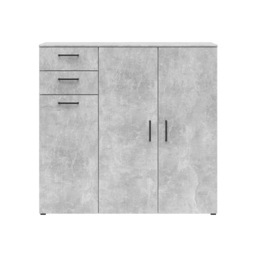 Komoda MultiDo 120 cm z 3 drzwiami i 2 szufladami jasny atelier