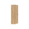 Regał narożny MultiDo 71,5x71,5 cm z drzwiami dąb artisan