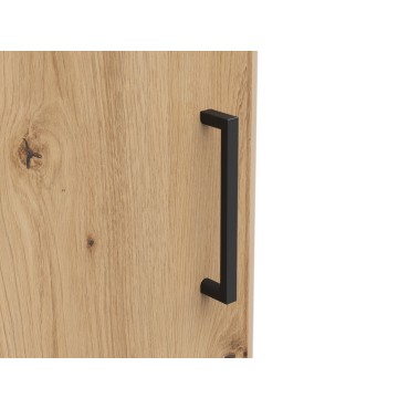 Regał narożny MultiDo 71,5x71,5 cm z drzwiami dąb artisan