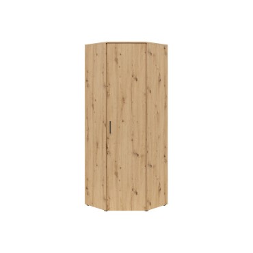 Regał narożny MultiDo 71,5x71,5 cm z drzwiami dąb artisan