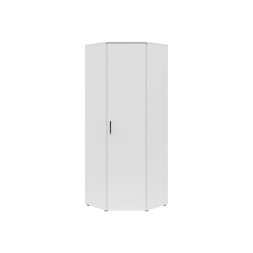 Regał narożny MultiDo 71,5x71,5 cm z drzwiami biały