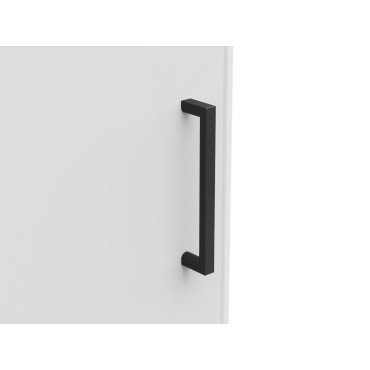 Regał narożny MultiDo 71,5x71,5 cm z drzwiami biały