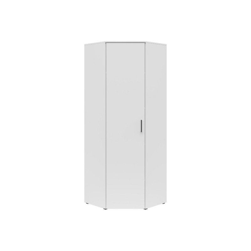 Regał narożny MultiDo 71,5x71,5 cm z drzwiami biały