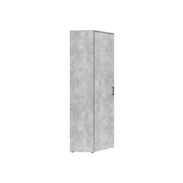 Regał narożny MultiDo 71,5x71,5 cm z drzwiami jasny atelier