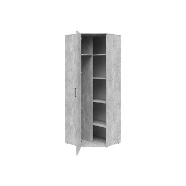 Regał narożny MultiDo 71,5x71,5 cm z drzwiami jasny atelier