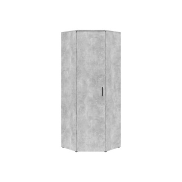 Regał narożny MultiDo 71,5x71,5 cm z drzwiami jasny atelier