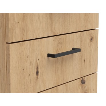 Komoda MultiDo 45 cm z 7 szufladami dąb artisan