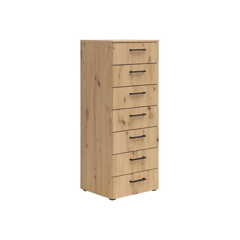 Komoda MultiDo 45 cm z 7 szufladami dąb artisan