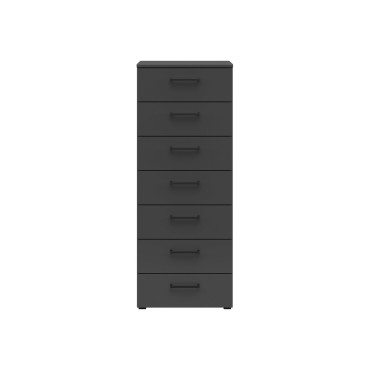 Komoda MultiDo 45 cm z 7 szufladami grafitowa