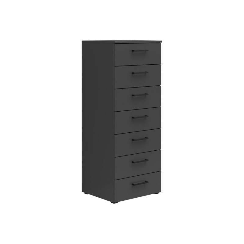 Komoda MultiDo 45 cm z 7 szufladami grafitowa