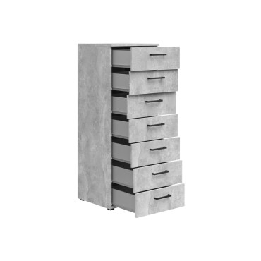 Komoda MultiDo 45 cm z 7 szufladami jasny atelier