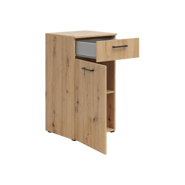 Komoda MultiDo 45 cm z drzwiami i szufladą dąb artisan