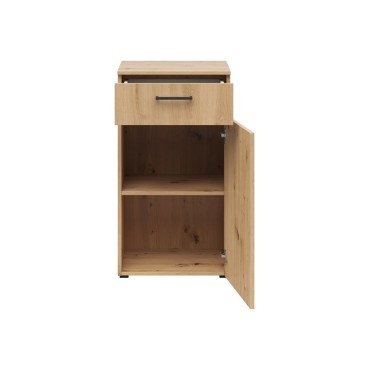 Komoda MultiDo 45 cm z drzwiami i szufladą dąb artisan