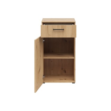 Komoda MultiDo 45 cm z drzwiami i szufladą dąb artisan