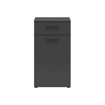 Komoda MultiDo 45 cm z drzwiami i szufladą grafitowa