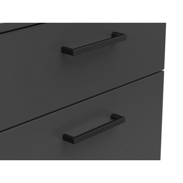 Komoda MultiDo 45 cm z drzwiami i szufladą grafitowa