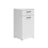 Komoda MultiDo 45 cm z drzwiami i szufladą biała