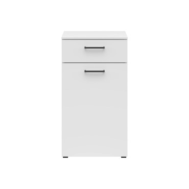 Komoda MultiDo 45 cm z drzwiami i szufladą biała