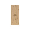 Regał MultiDo 80 cm z 2 drzwiami i półkami dąb artisan