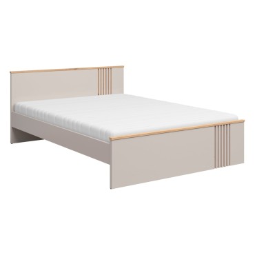 Łóżko Brevas 160x200 dąb artisan/kaszmir